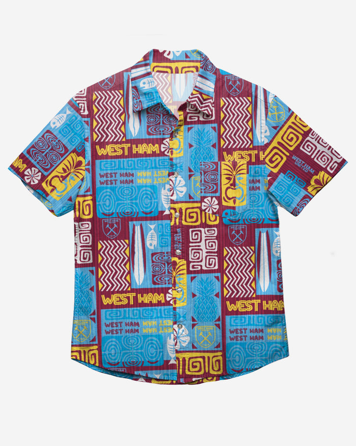 West Ham United FC Tiki Button Up Shirt FOCO - FOCO.com | UK & IRE