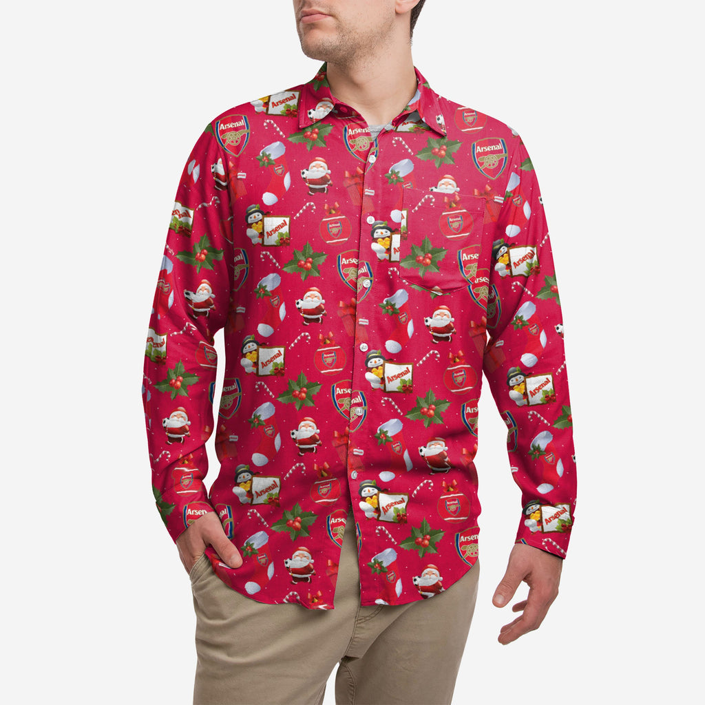 Arsenal FC Long Sleeve Christmas Shirt FOCO S - FOCO.com | UK & IRE
