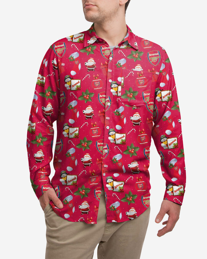Arsenal FC Long Sleeve Christmas Shirt FOCO S - FOCO.com | UK & IRE
