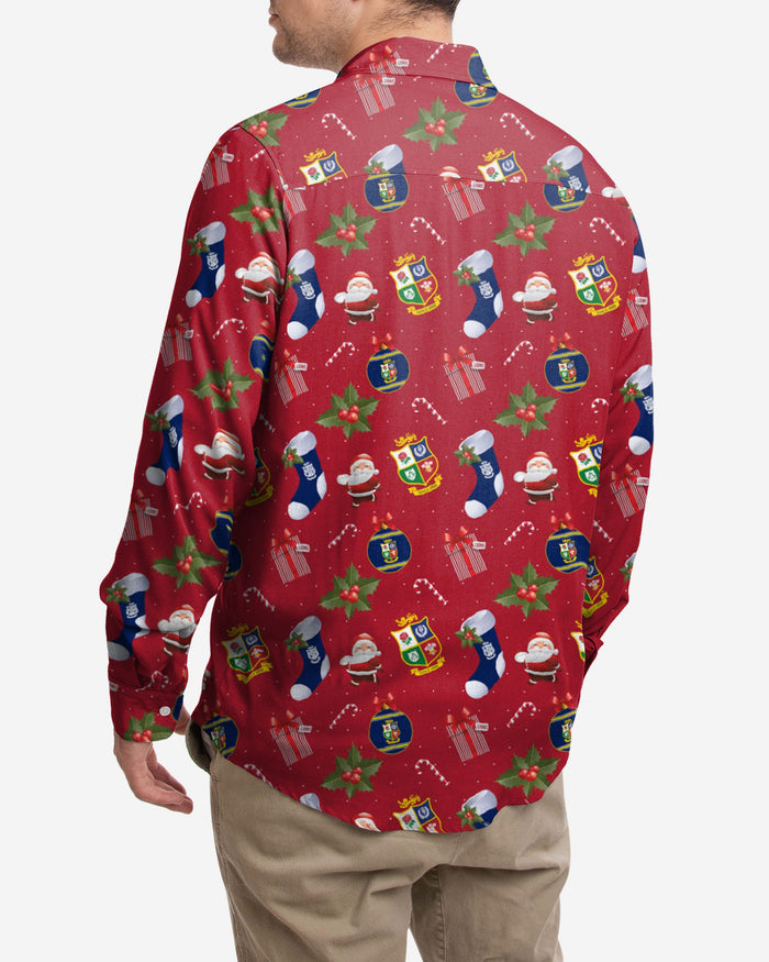 British & Irish Lions Long Sleeve Christmas Shirt FOCO - FOCO.com | UK & IRE