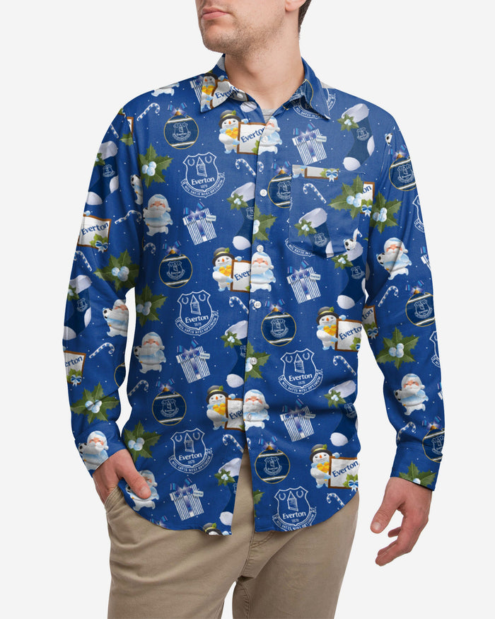 Everton FC Long Sleeve Christmas Shirt FOCO S - FOCO.com | UK & IRE