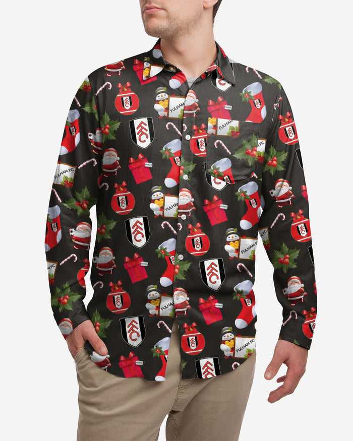 Fulham FC Long Sleeve Christmas Shirt FOCO S - FOCO.com | UK & IRE
