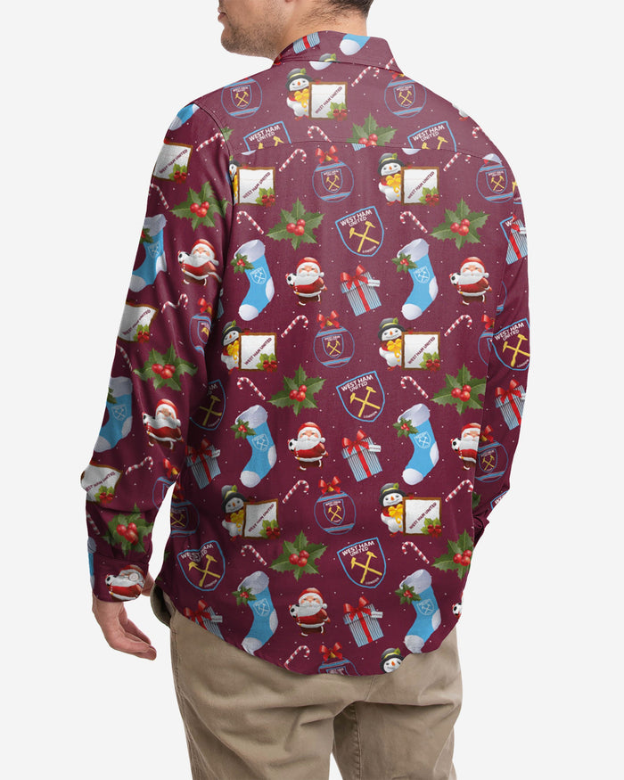 West Ham United FC Long Sleeve Christmas Shirt FOCO - FOCO.com | UK & IRE