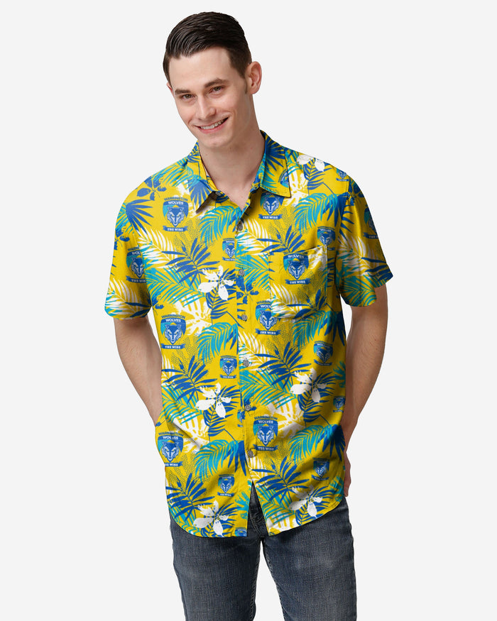Warrington Wolves Floral Button Up Shirt FOCO S - FOCO.com | UK & IRE