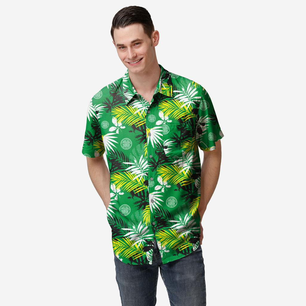 Celtic FC Floral Button Up Shirt FOCO S - FOCO.com | UK & IRE