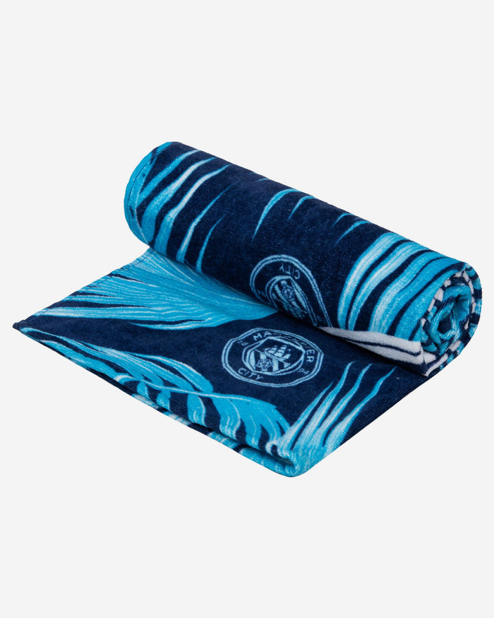 Manchester City FC Leaf Beach Towel FOCO - FOCO.com | UK & IRE