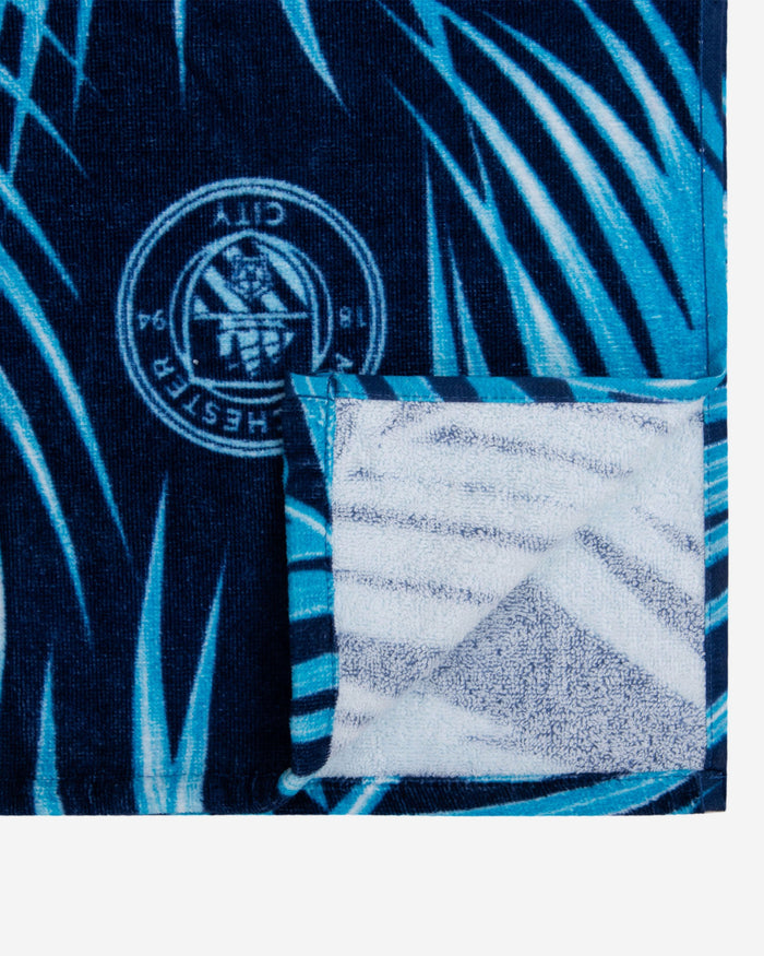 Manchester City FC Leaf Beach Towel FOCO - FOCO.com | UK & IRE