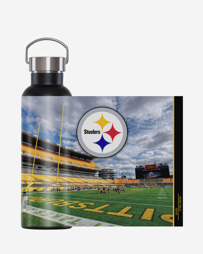 Pittsburgh Steelers Home Field Hydration 750 mL Bottle FOCO - FOCO.com | UK & IRE