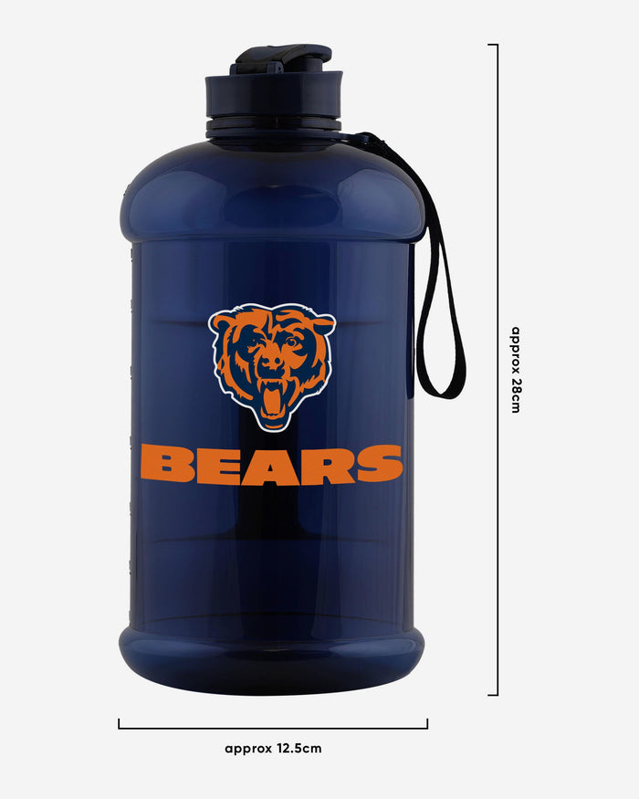 Chicago Bears 2000 mL Clear Sports Bottle FOCO - FOCO.com | UK & IRE