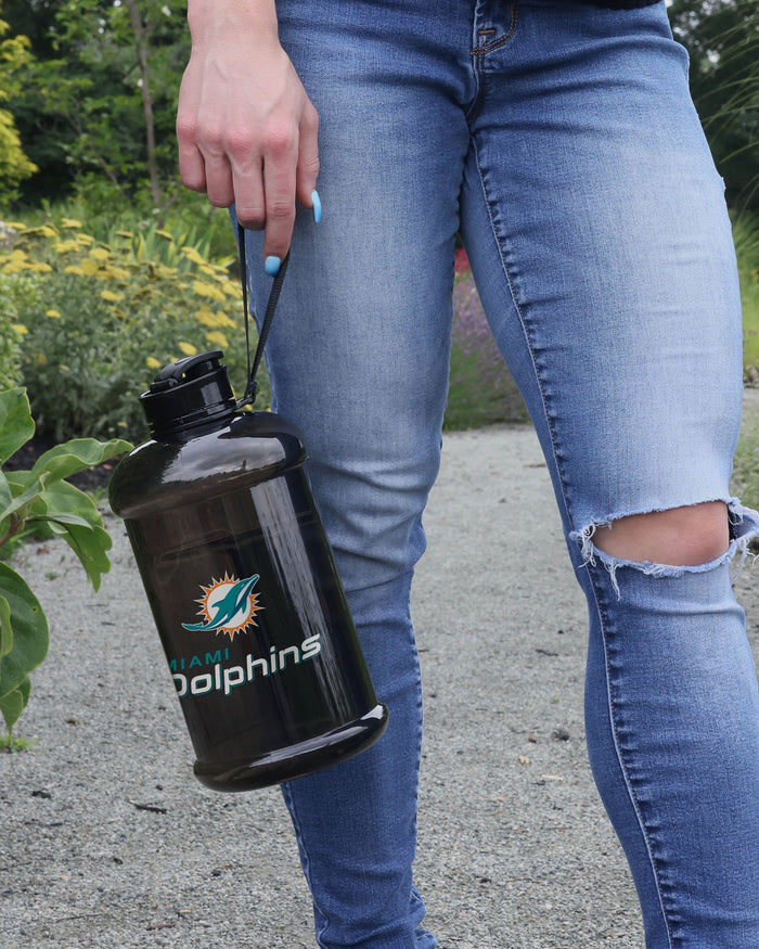 Miami Dolphins 2000 mL Clear Sports Bottle FOCO - FOCO.com | UK & IRE