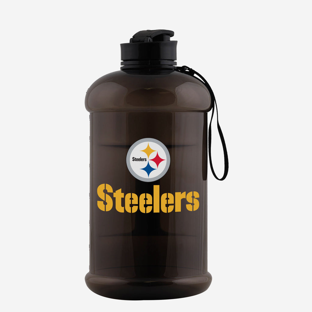 Pittsburgh Steelers 2000 mL Clear Sports Bottle FOCO - FOCO.com | UK & IRE