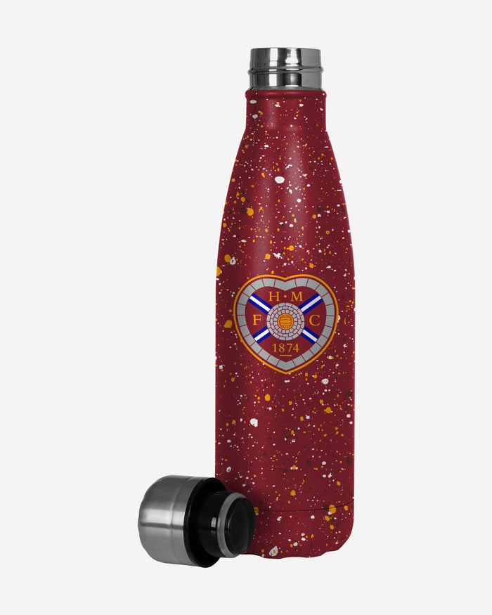 Heart Of Midlothian FC Paint Splatter Cool 500 mL Bottle FOCO - FOCO.com | UK & IRE