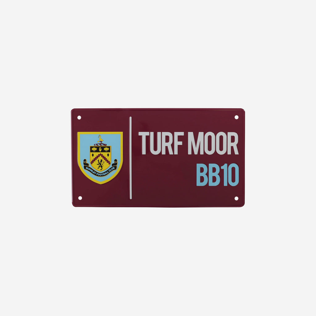 Burnley FC Metal Street Sign FOCO - FOCO.com | UK & IRE
