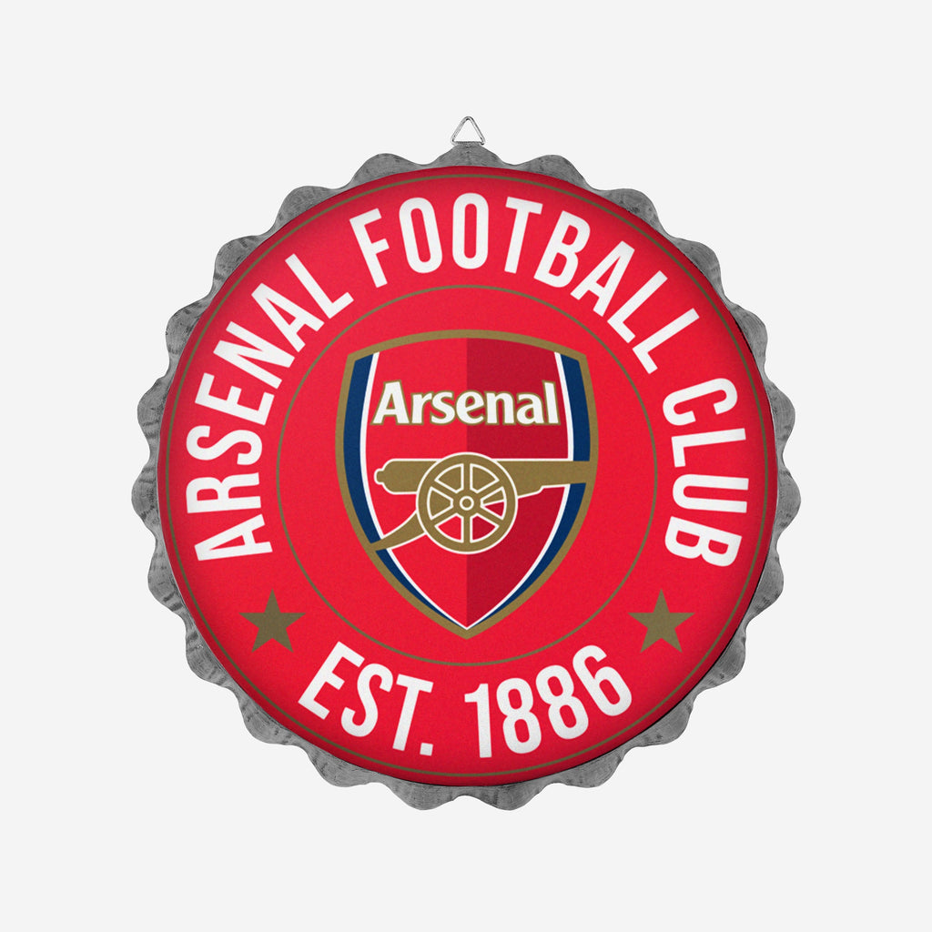 Arsenal FC Wall Mounted Bottlecap Sign FOCO - FOCO.com | UK & IRE
