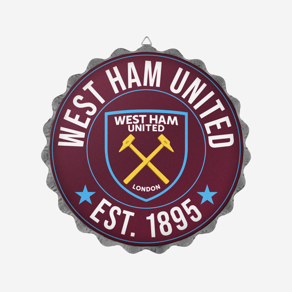 West Ham United FC Wall Mounted Bottlecap Sign FOCO - FOCO.com | UK & IRE