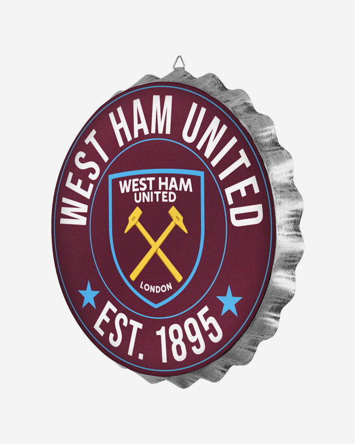 West Ham United FC Wall Mounted Bottlecap Sign FOCO - FOCO.com | UK & IRE