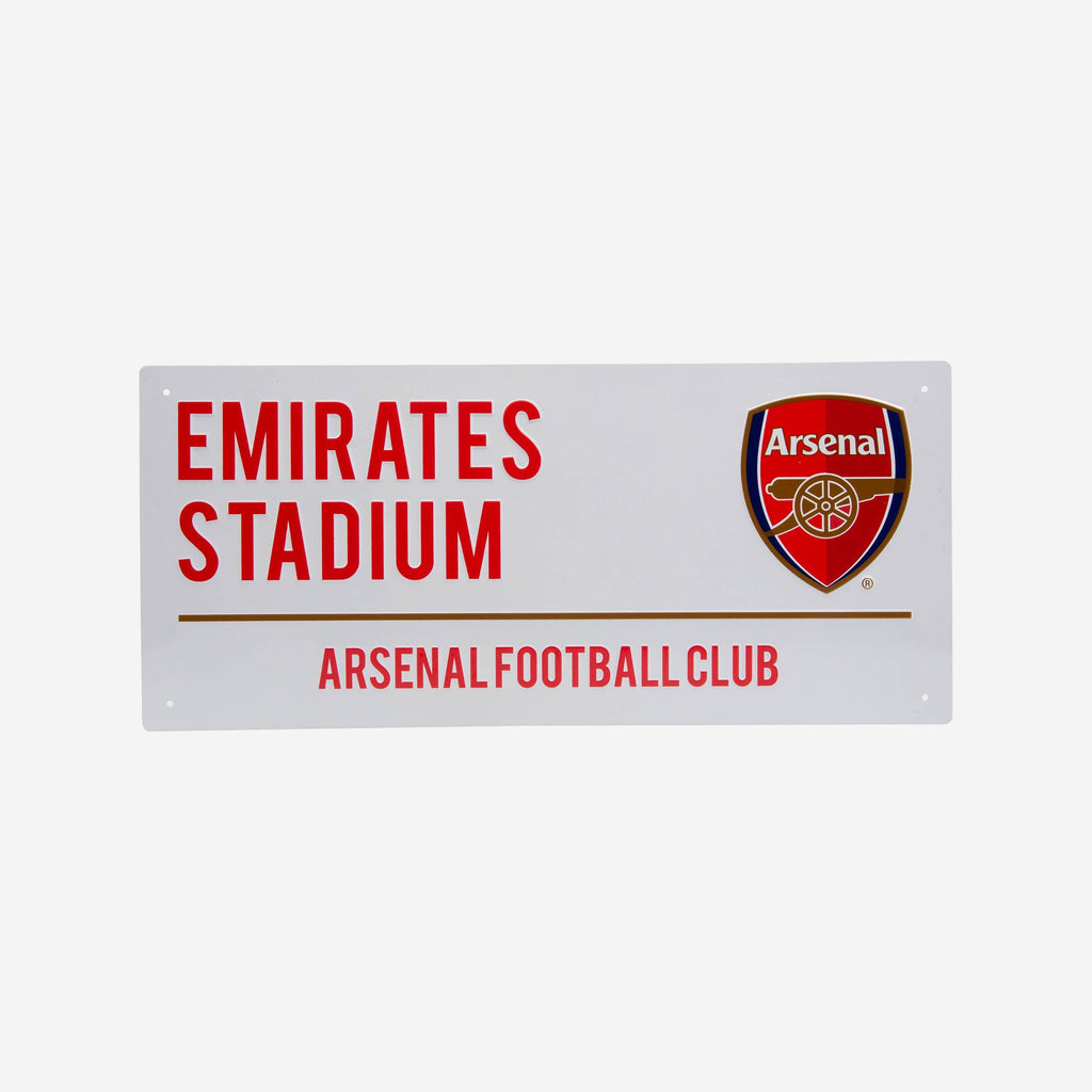 Arsenal FC White Street Sign FOCO - FOCO.com | UK & IRE