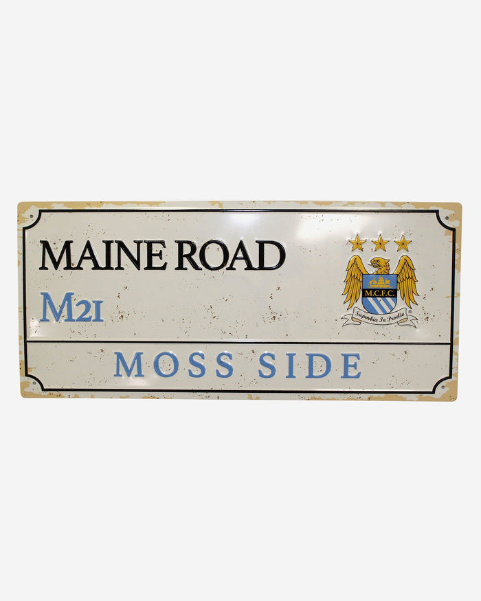Manchester City FC Retro Street Sign FOCO - FOCO.com | UK & IRE