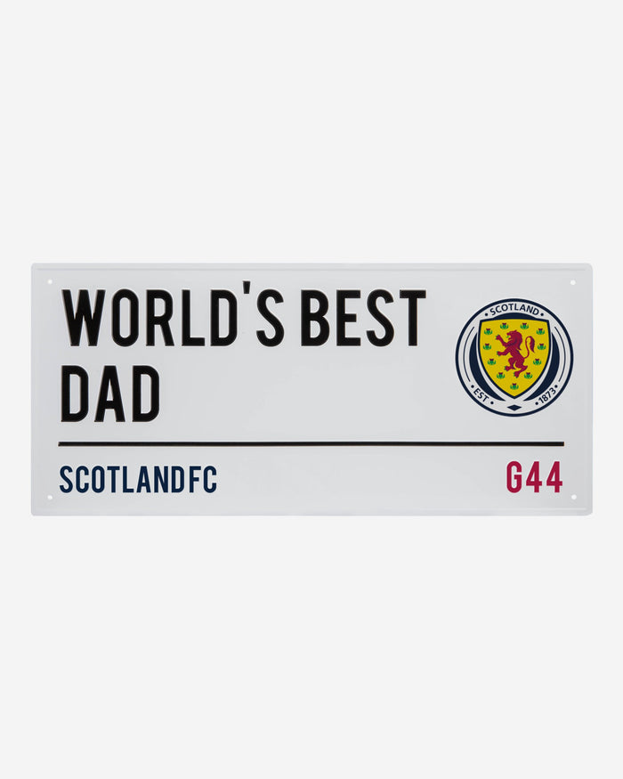 Scotland Worlds Best Dad Street Sign FOCO - FOCO.com | UK & IRE