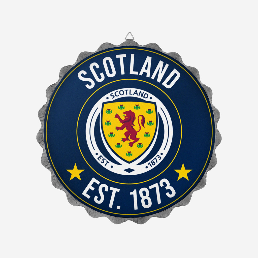 Scotland Wall Mounted Bottlecap Sign FOCO - FOCO.com | UK & IRE