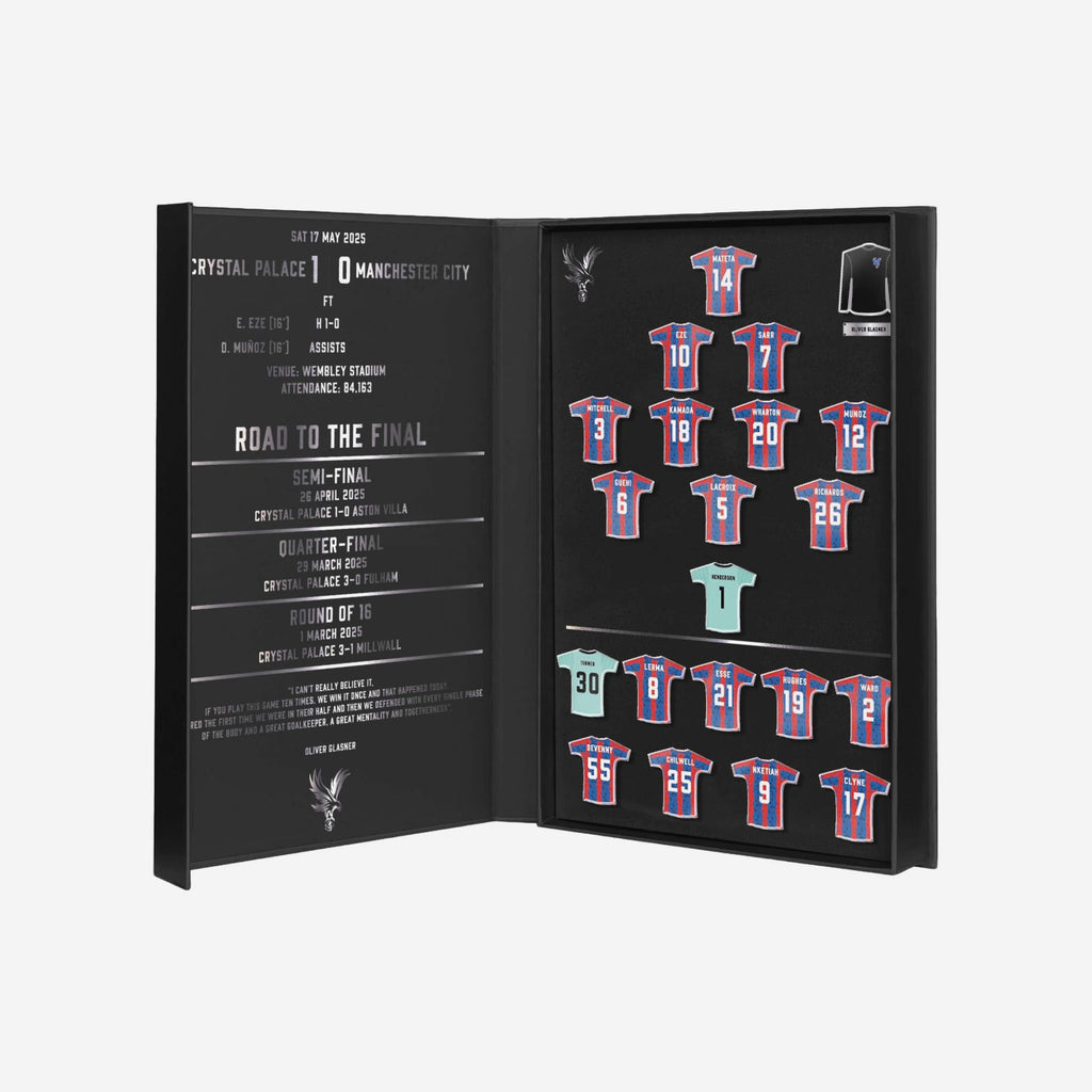 Crystal Palace FC FA Cup 2024-2025 Winners Badge Set FOCO - FOCO.com | UK & IRE