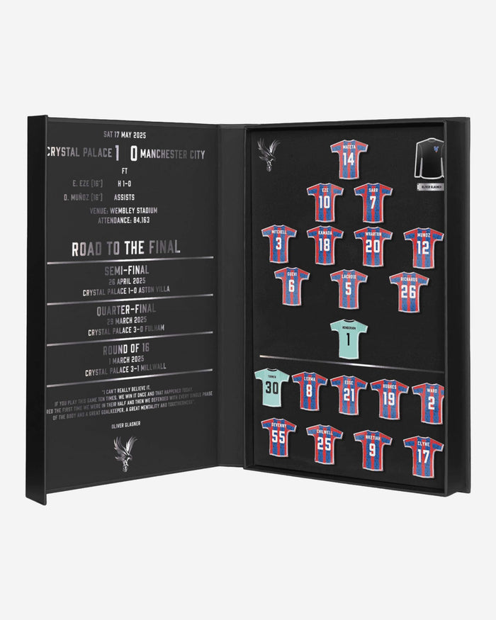 Crystal Palace FC FA Cup 2024-2025 Winners Badge Set FOCO - FOCO.com | UK & IRE