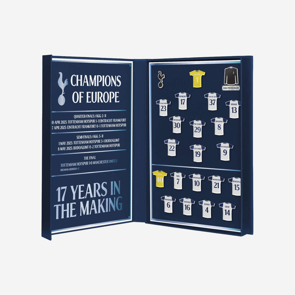 Tottenham Hotspur UEFA Europa League 2024-2025 Winners Badge Set FOCO - FOCO.com | UK & IRE