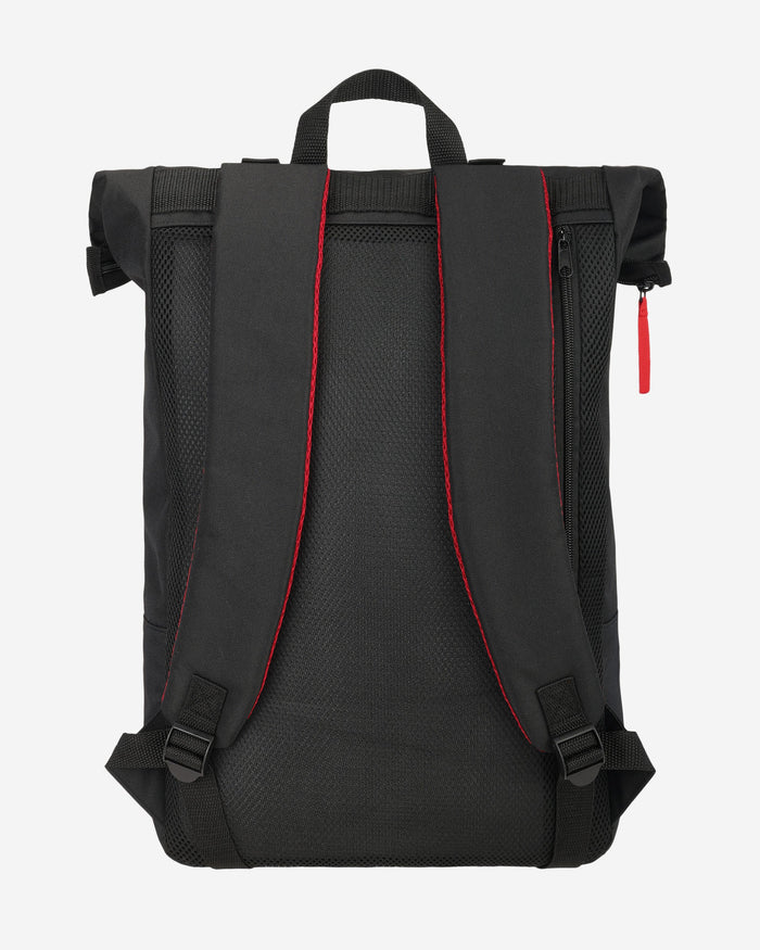 Manchester United FC Black on Black Roll Top Backpack FOCO - FOCO.com | UK & IRE