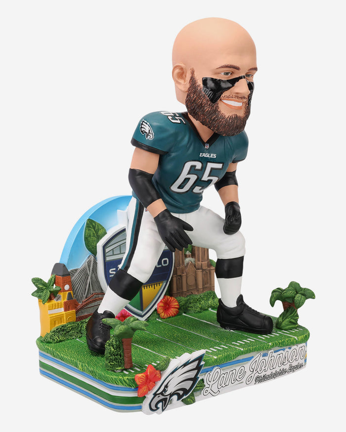 Lane Johnson Philadelphia Eagles 2024 International Game Bobblehead FOCO - FOCO.com | UK & IRE