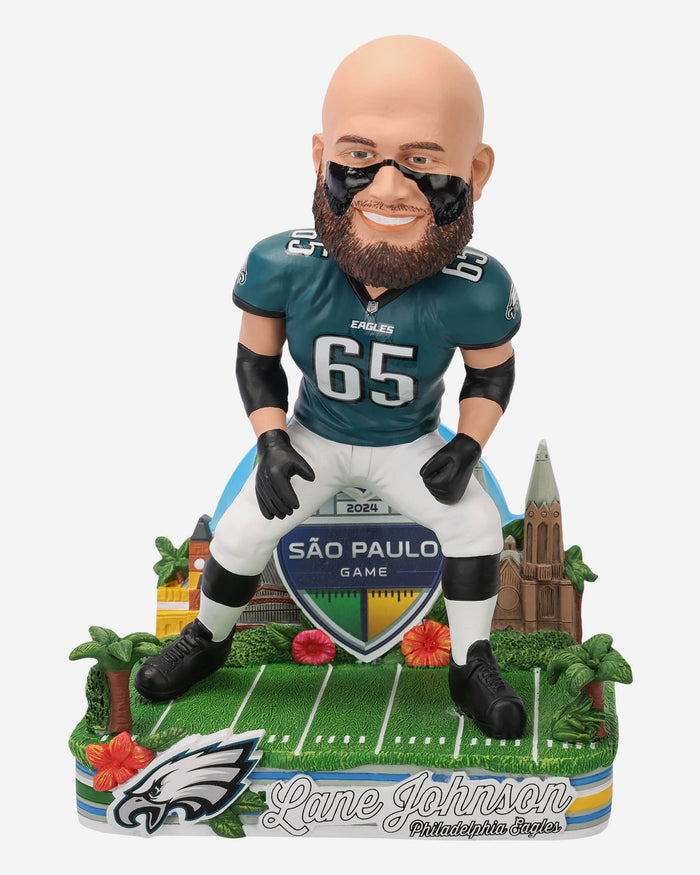 Lane Johnson Philadelphia Eagles 2024 International Game Bobblehead FOCO - FOCO.com | UK & IRE