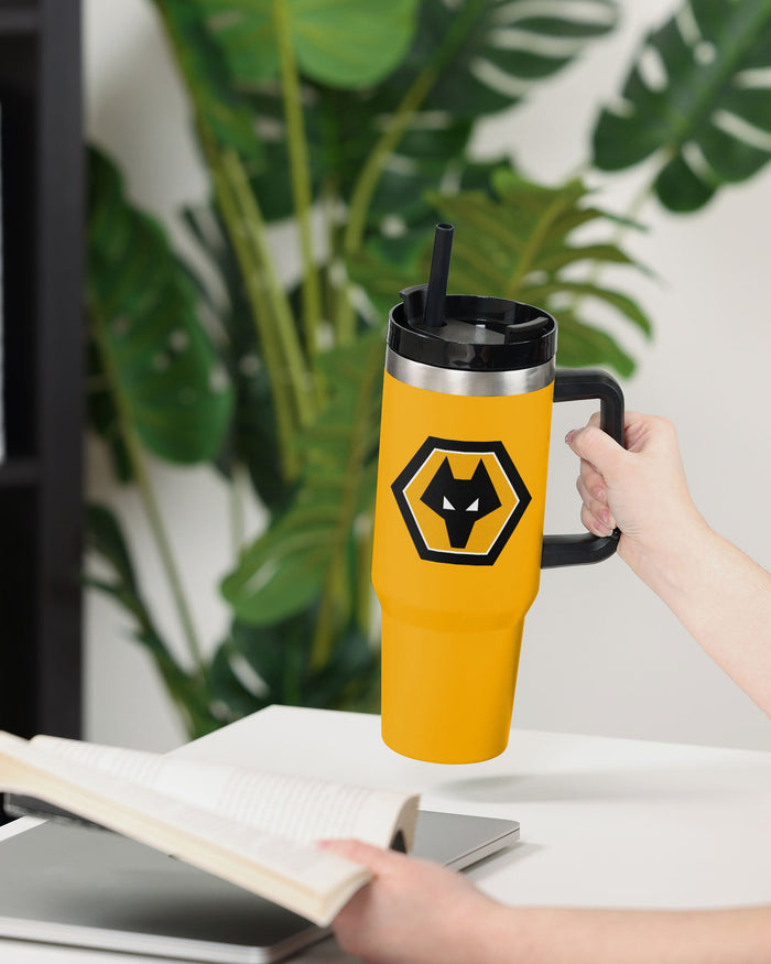 Wolverhampton Wanderers FC Team Colour 1.1 Litre Tumbler FOCO - FOCO.com | UK & IRE