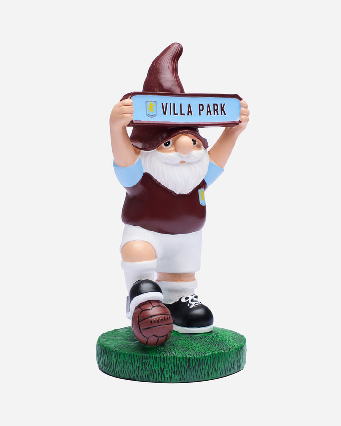 Aston Villa FC Vintage Street Sign Gnome FOCO - FOCO.com | UK & IRE