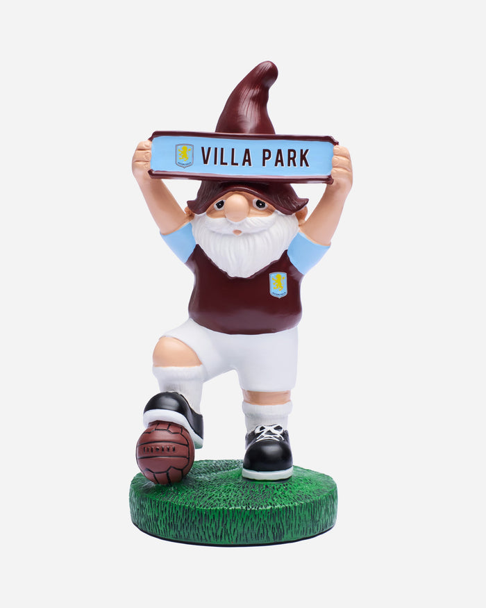 Aston Villa FC Vintage Street Sign Gnome FOCO - FOCO.com | UK & IRE