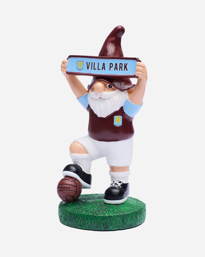 Aston Villa FC Vintage Street Sign Gnome FOCO - FOCO.com | UK & IRE