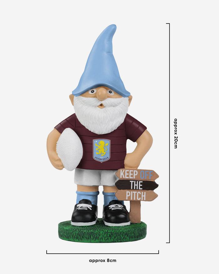 Aston Villa FC Keep Off The Pitch Gnome FOCO - FOCO.com | UK & IRE