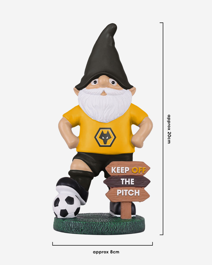 Wolverhampton Wanderers FC Keep Off The Pitch Gnome FOCO - FOCO.com | UK & IRE