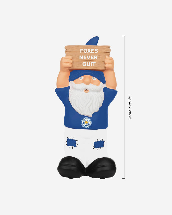 Leicester City Slogan Sign Gnome FOCO - FOCO.com | UK & IRE