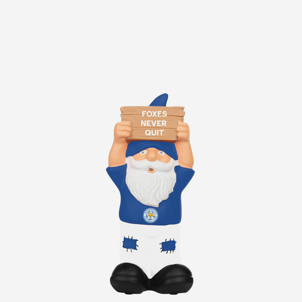 Leicester City Slogan Sign Gnome FOCO - FOCO.com | UK & IRE