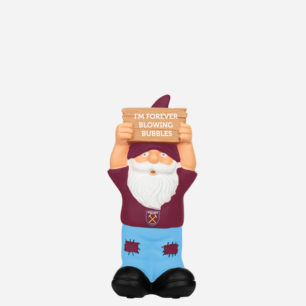 West Ham United FC Slogan Sign Gnome FOCO - FOCO.com | UK & IRE