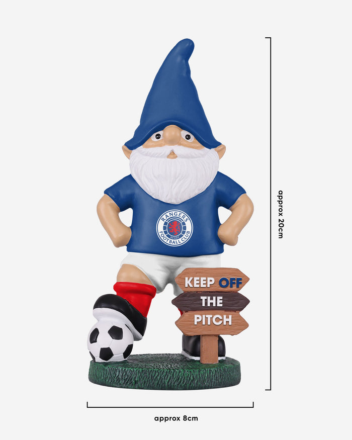 Rangers FC Keep Off The Pitch Gnome FOCO - FOCO.com | UK & IRE