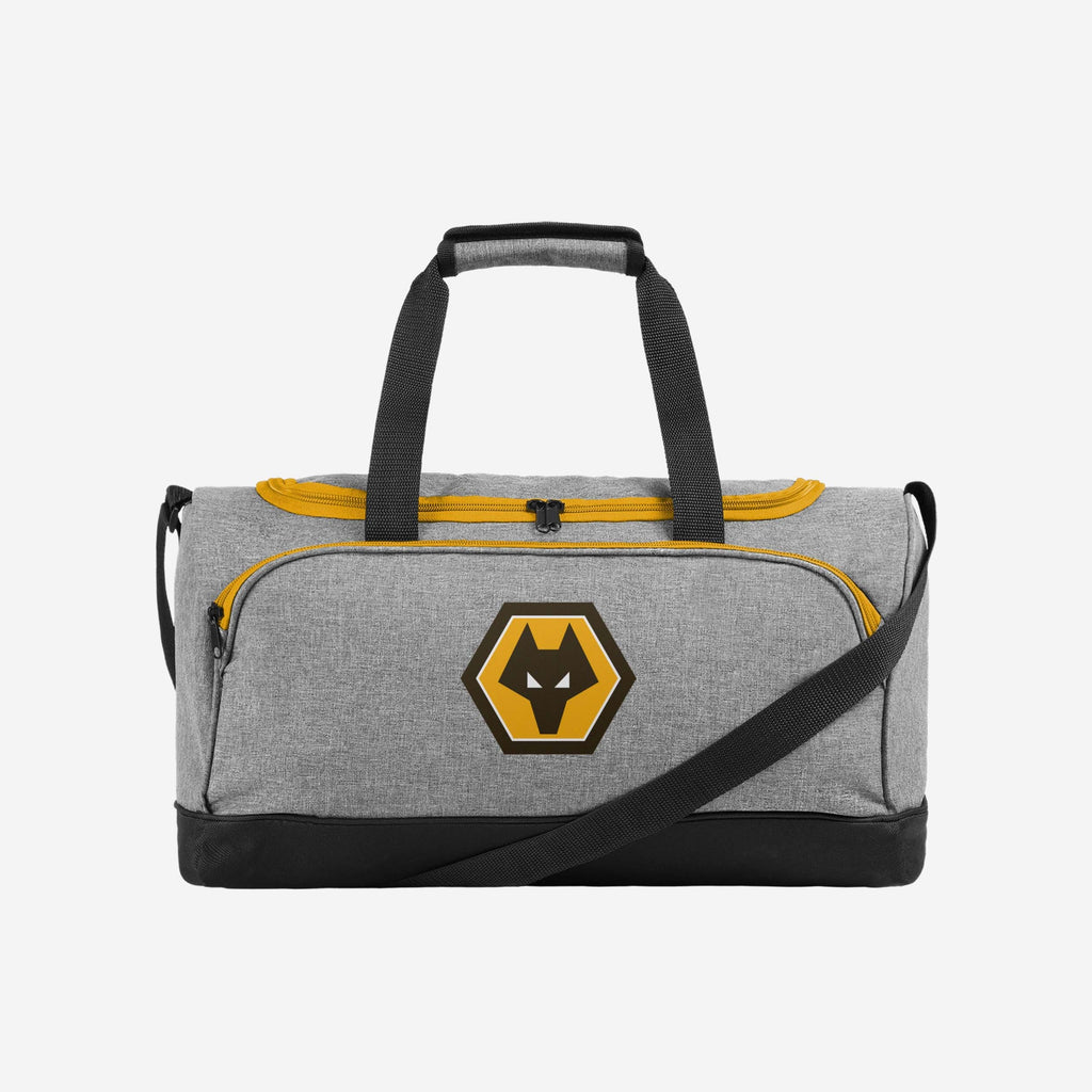 Wolverhampton Wanderers FC Grey Duffle Bag FOCO - FOCO.com | UK & IRE