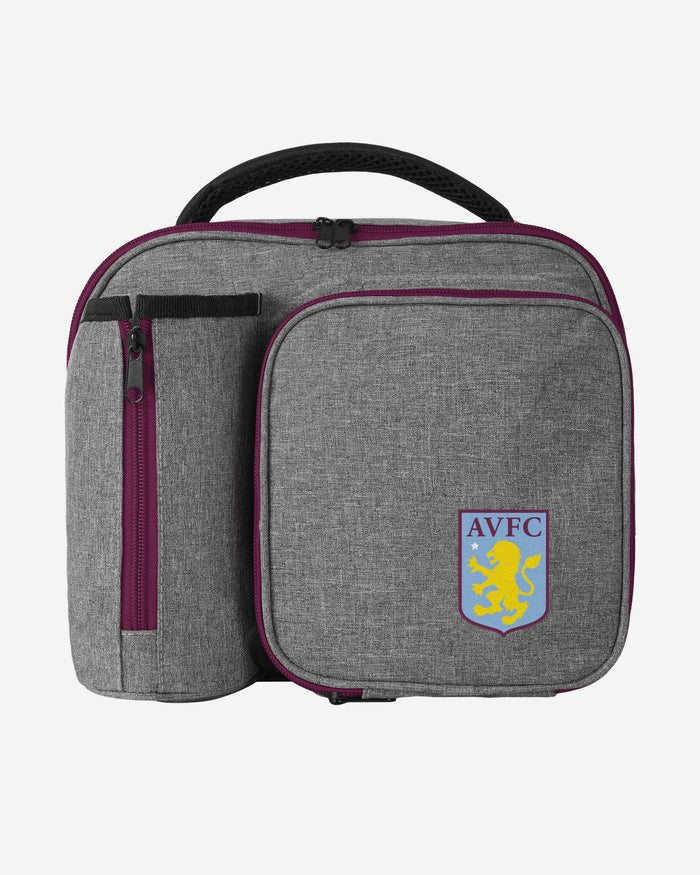 Aston Villa FC Grey Lunch Bag with Bottle Holder FOCO - FOCO.com | UK & IRE