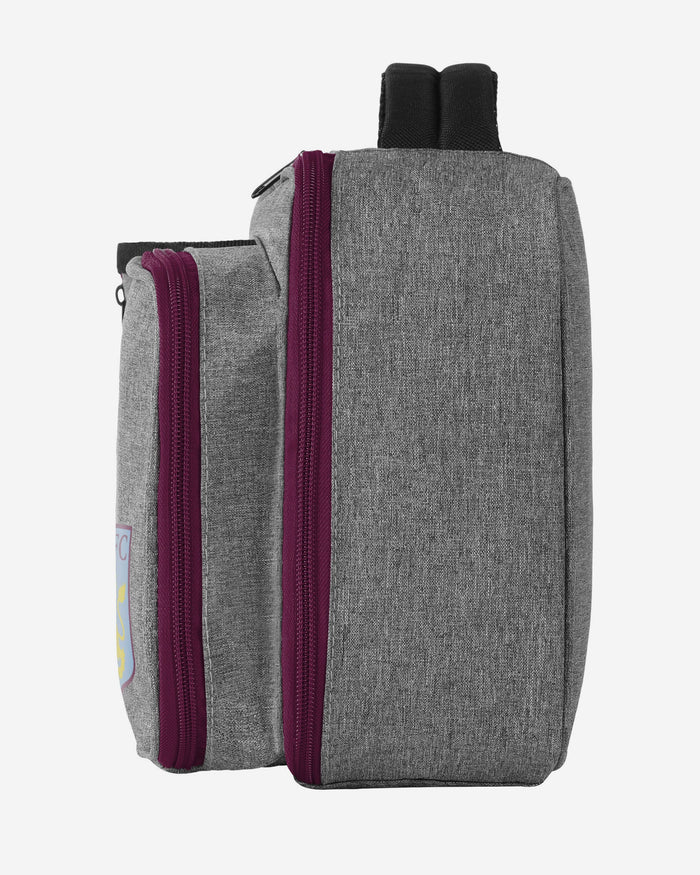 Aston Villa FC Grey Lunch Bag with Bottle Holder FOCO - FOCO.com | UK & IRE