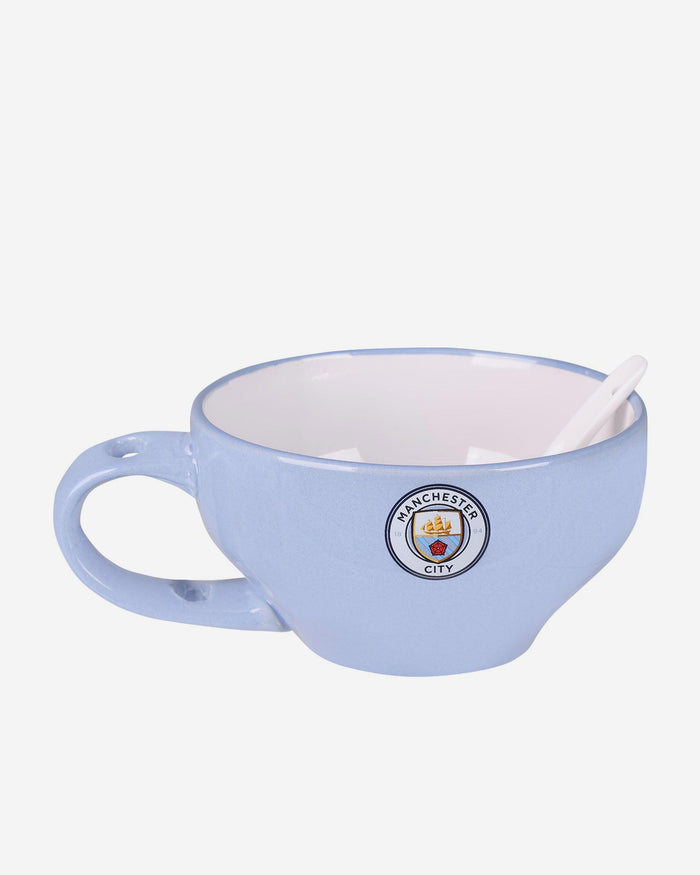 Manchester City FC Breakfast Bowl and Spoon FOCO - FOCO.com | UK & IRE