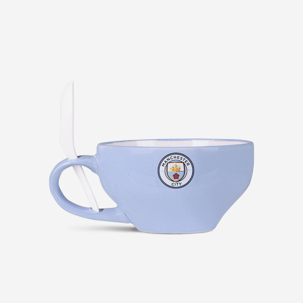 Manchester City FC Breakfast Bowl and Spoon FOCO - FOCO.com | UK & IRE