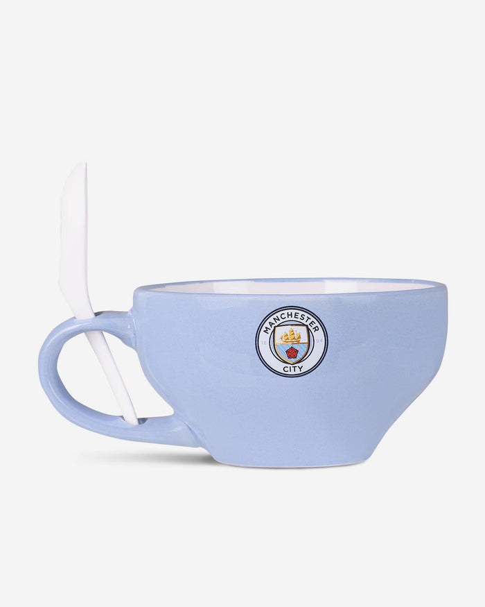 Manchester City FC Breakfast Bowl and Spoon FOCO - FOCO.com | UK & IRE