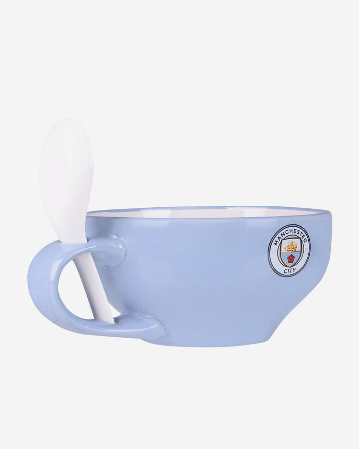 Manchester City FC Breakfast Bowl and Spoon FOCO - FOCO.com | UK & IRE