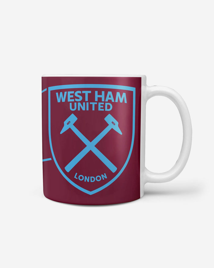 West Ham United FC Established Mug FOCO - FOCO.com | UK & IRE