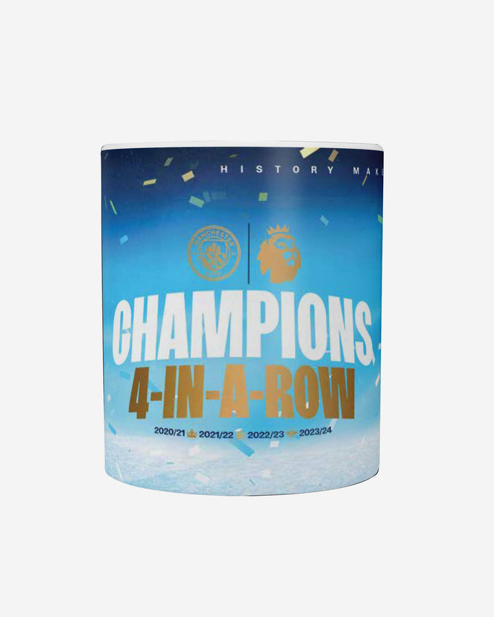 Manchester City FC 4 In A Row Champions Mug FOCO - FOCO.com | UK & IRE