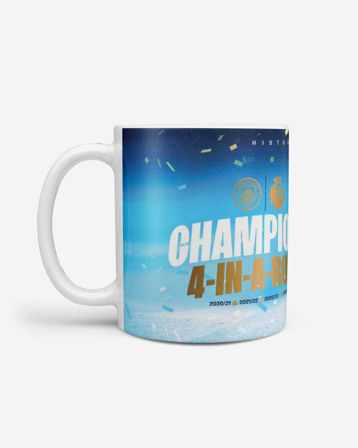 Manchester City FC 4 In A Row Champions Mug FOCO - FOCO.com | UK & IRE